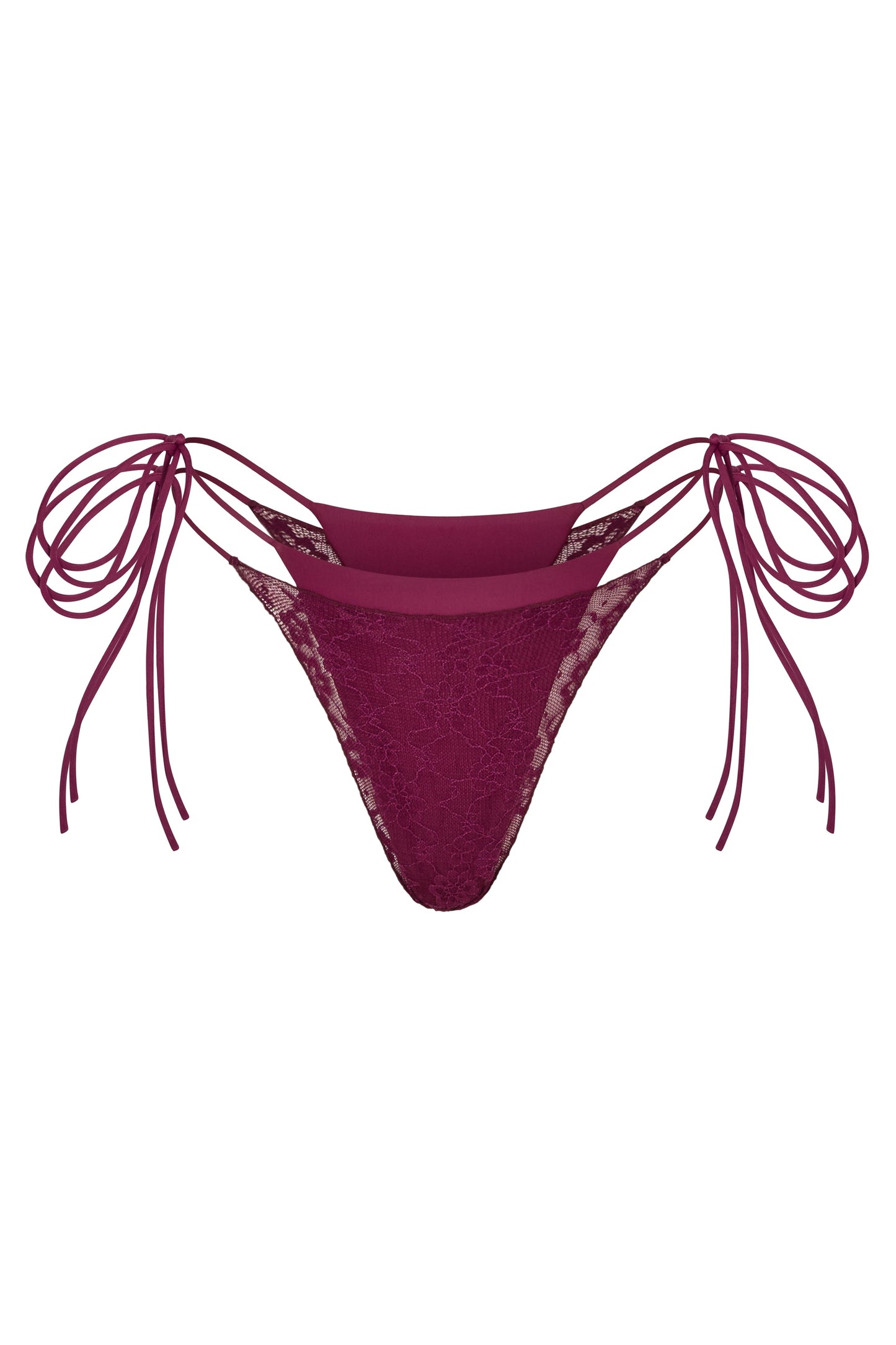 Midnight Tie Bottom - Midnight Plum