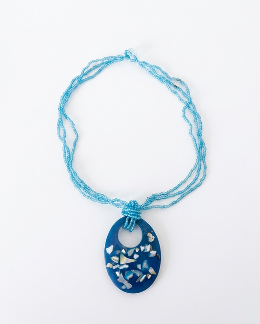 Zoya Necklace - Marine Blue