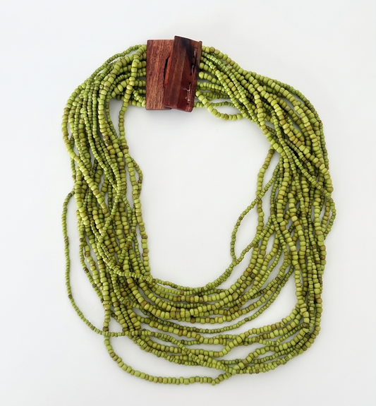 Zuri Necklace - Olive