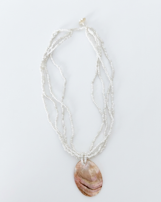 Zulu Necklace - Pearl