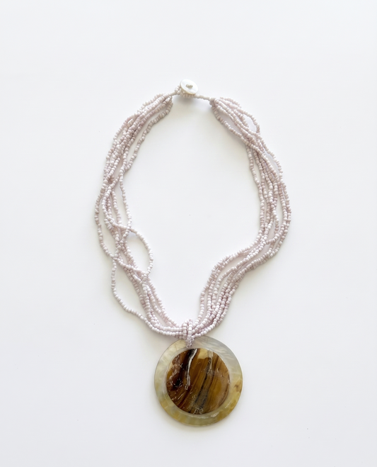 Zola Necklace - Baby Pink