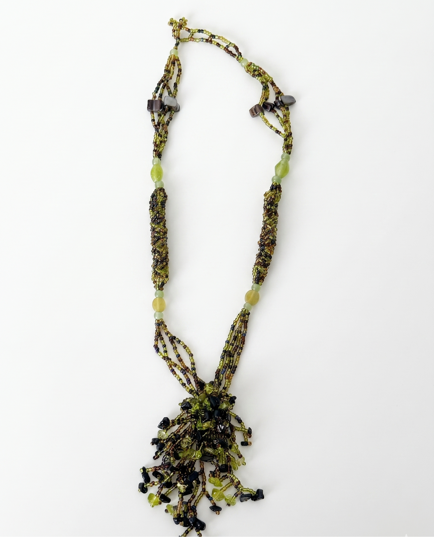 Luna Necklace - Lime