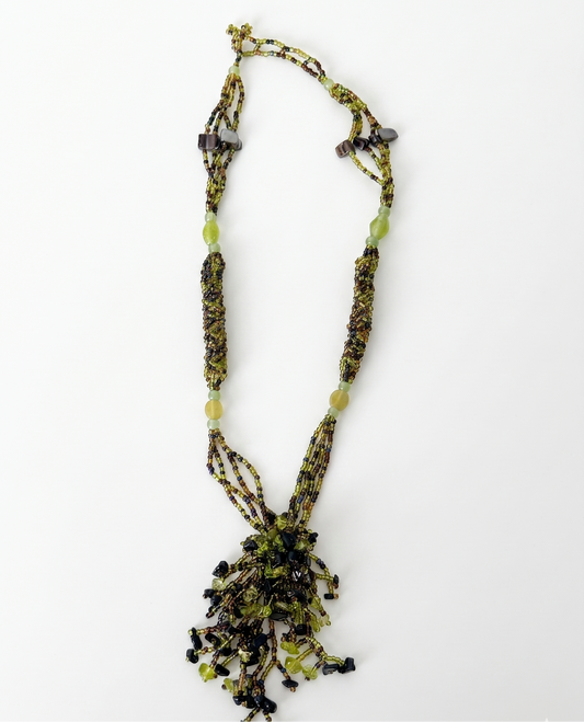 Luna Necklace - Lime