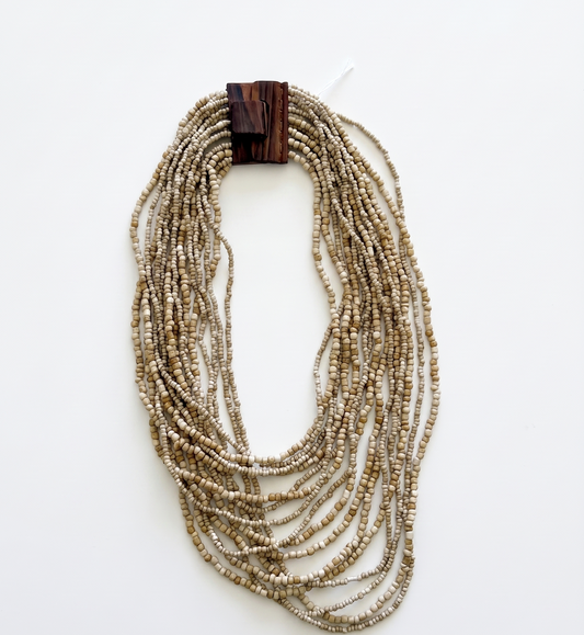 Zuri Necklace - Deep Sand