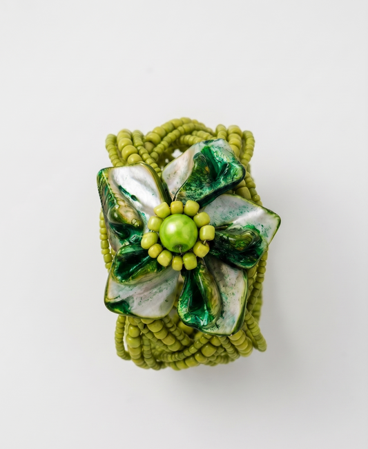 Asha Bracelet - Olive