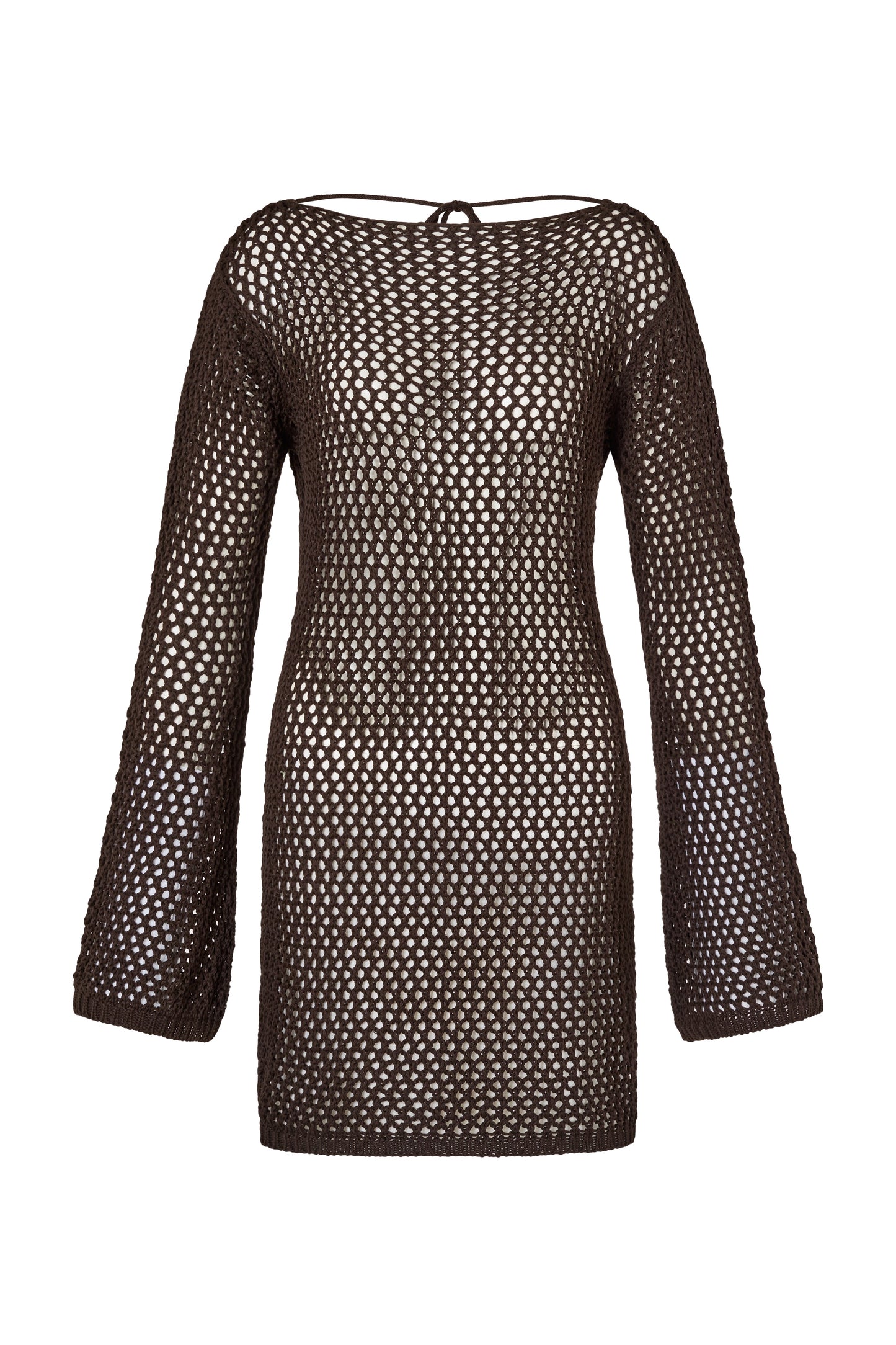 Maluku Short Dress - Cacao