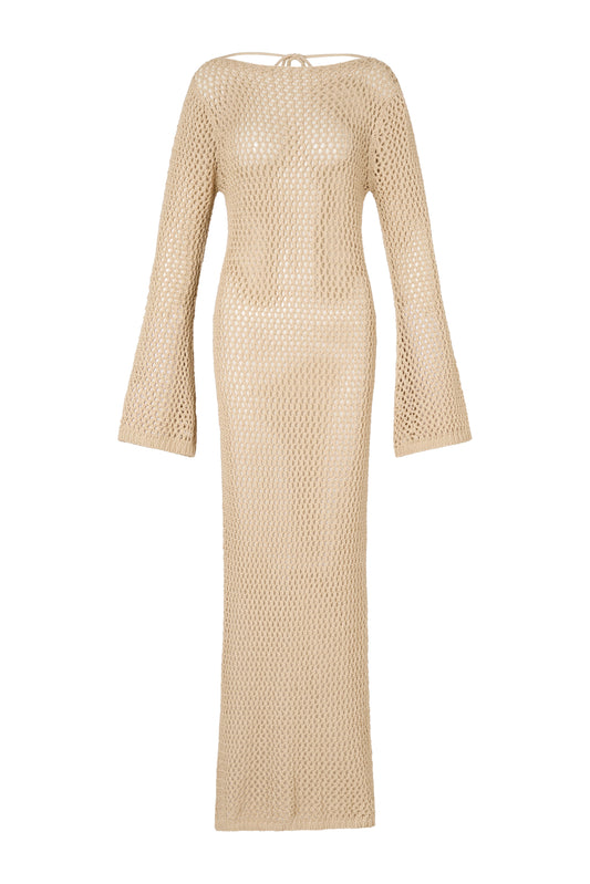 Borneo Long Dress - Cream