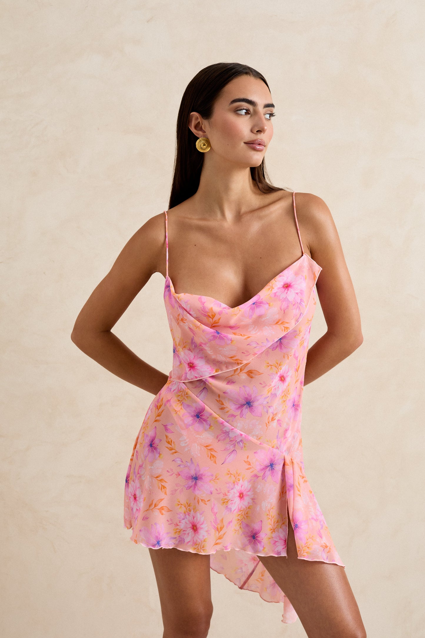 Cinta Midi Slip Dress - Blossie