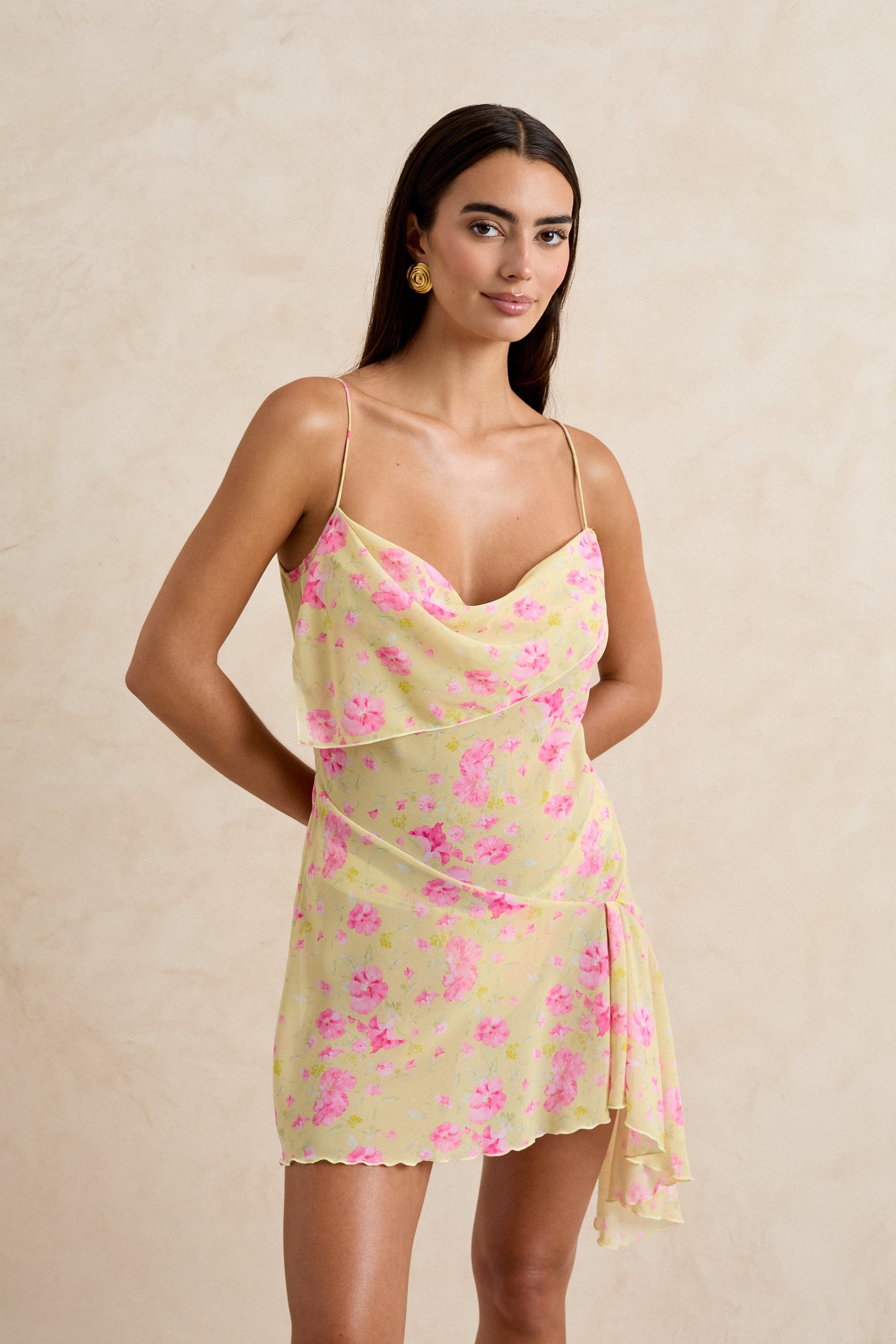Cinta Midi Slip Dress - Butterbut