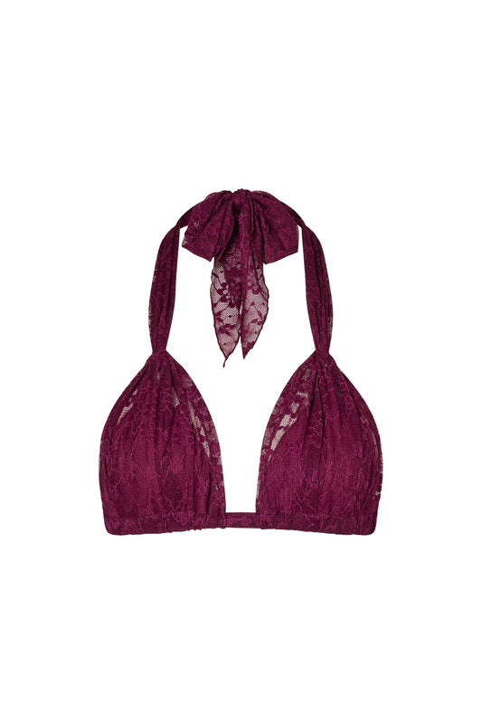 Savage Kiss Top - Midnight Plum