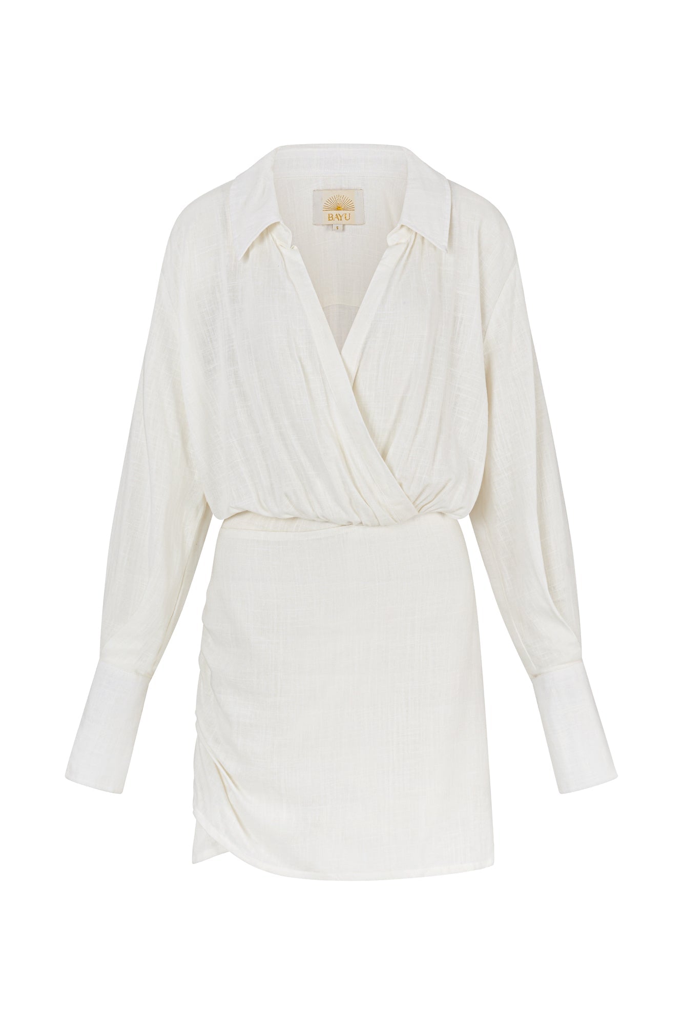 Maya Draped Dress - Linen