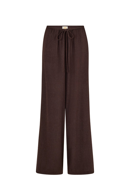 Lunga Pant - Linen Cacao