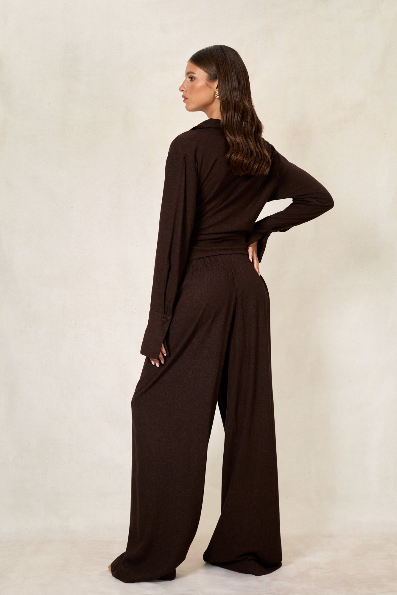 Laya Pant - Linen Cacao