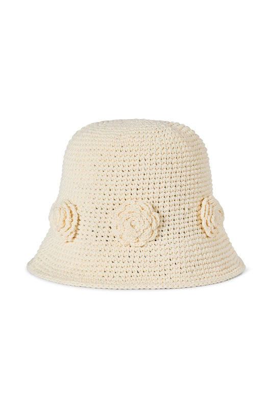 Crochet Hat - Misty Rose