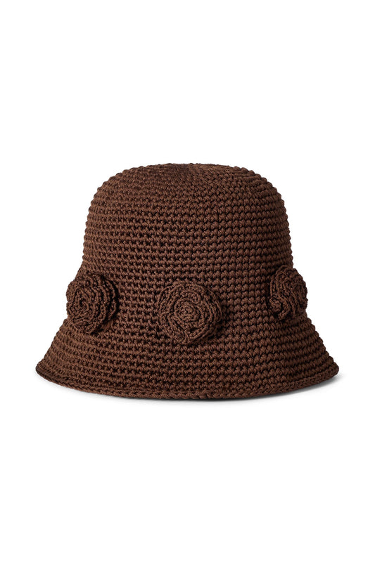 Crochet Hat - Dewy Rose