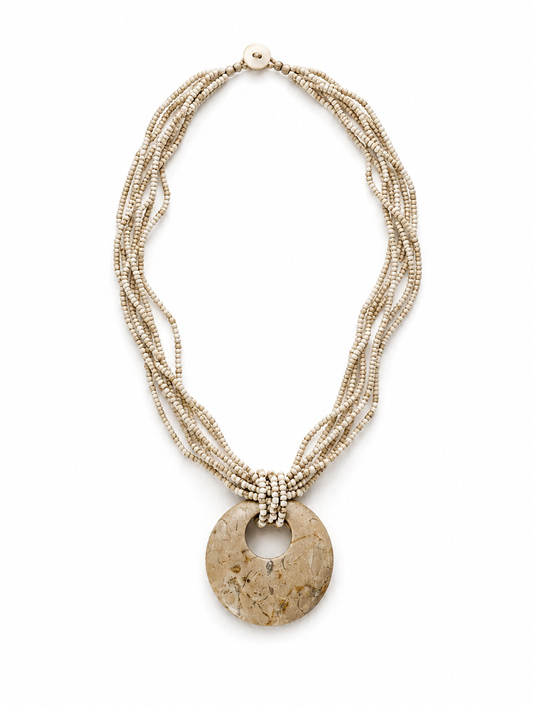 Amara Necklace - Sand