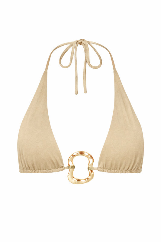Luma Top - Champagne Silk