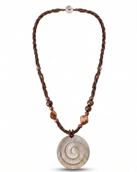 Sera Necklace - Cacao