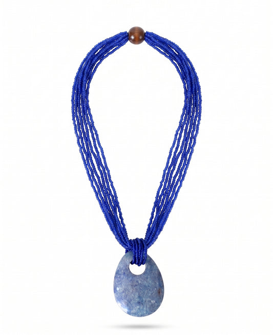 Mori Necklace - Azure Blue