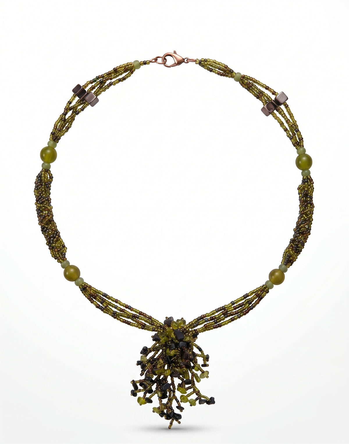 Luna Necklace - Lime