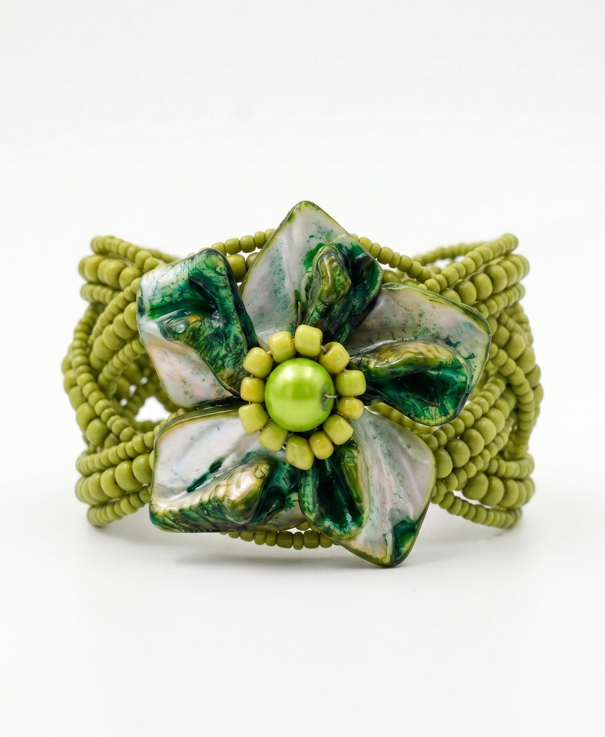 Asha Bracelet - Olive
