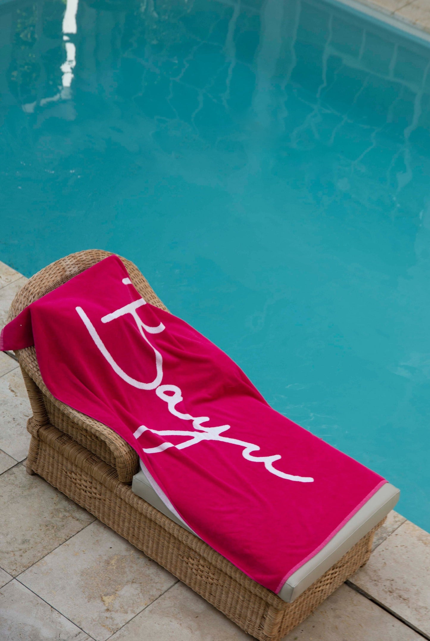 Bayu Towel - Pink Terry
