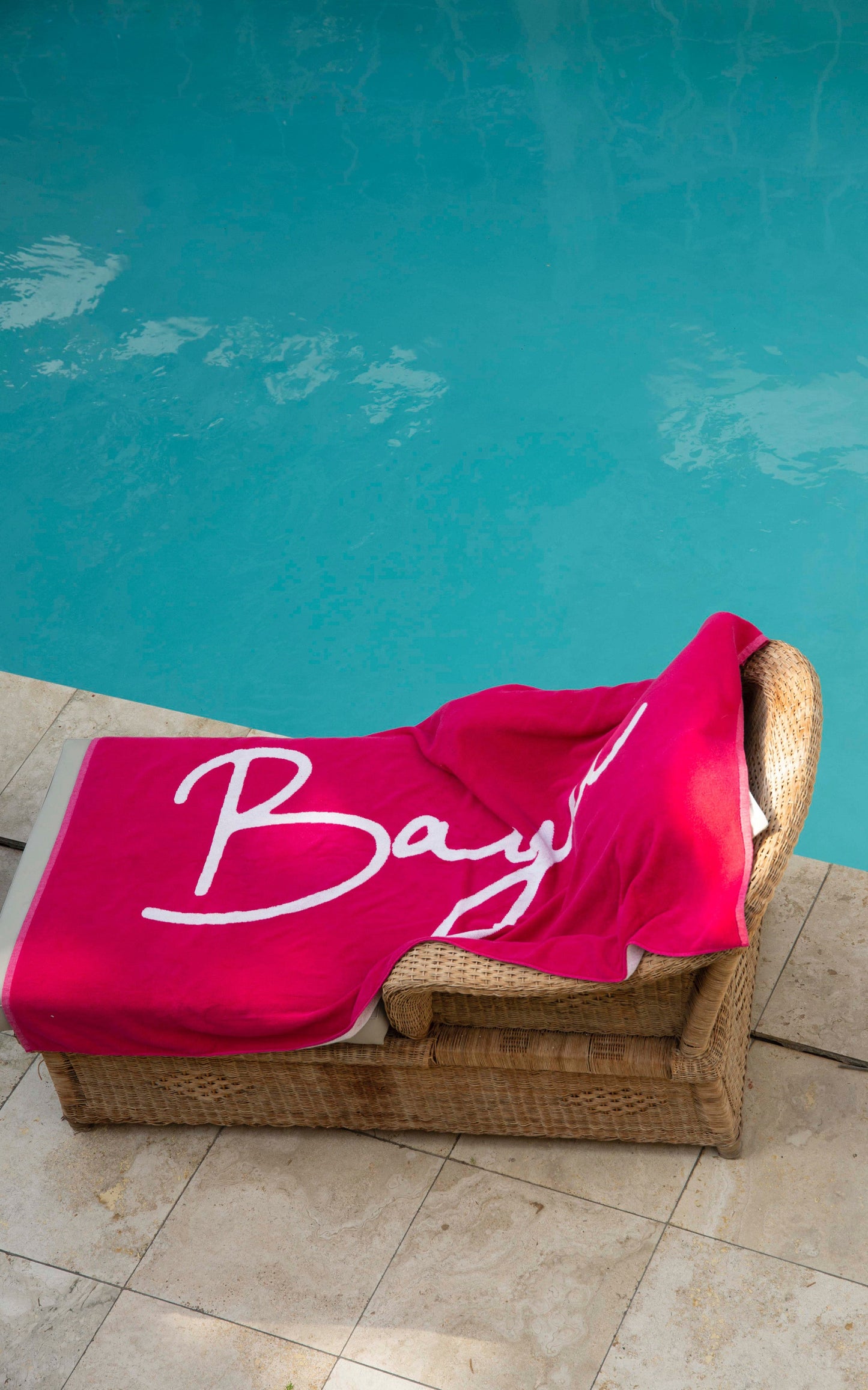 Bayu Towel - Pink Terry